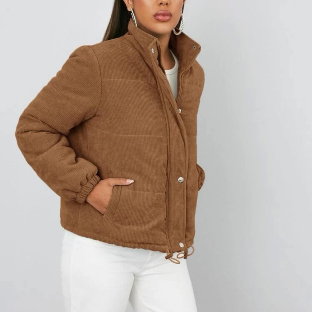 Corduroy Puffer Jacket - Picture 4 of 4
